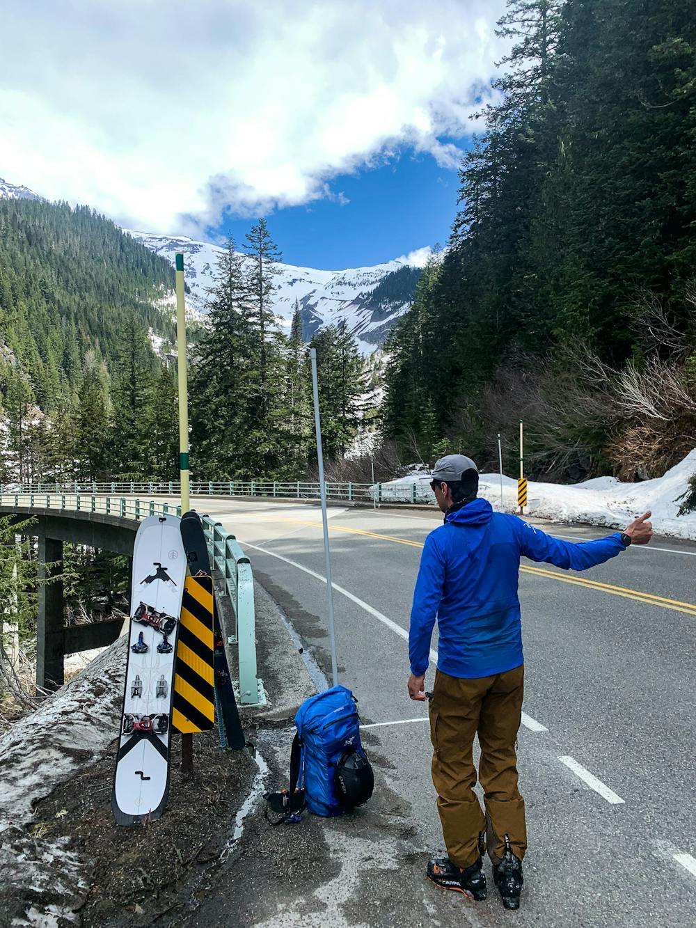 Photo from Fuhrer Finger Ski Descent to Nisqually Bridge