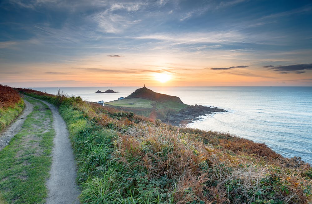 Sunset at Cape Cornwall near Land's End