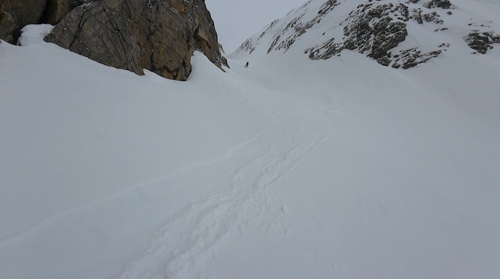 In the couloir