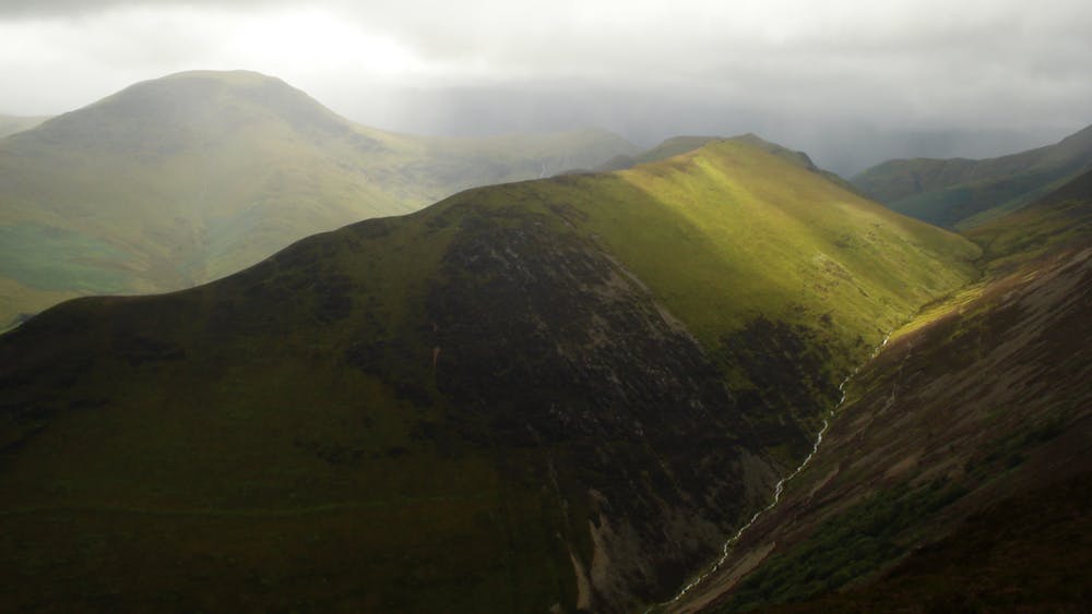 the view from Causey Pike to Ard Crags