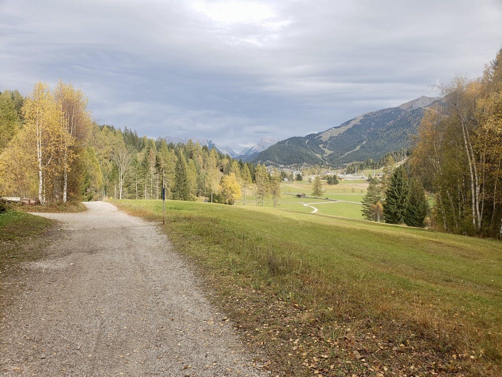 On the easy path which winds back to Seefeld