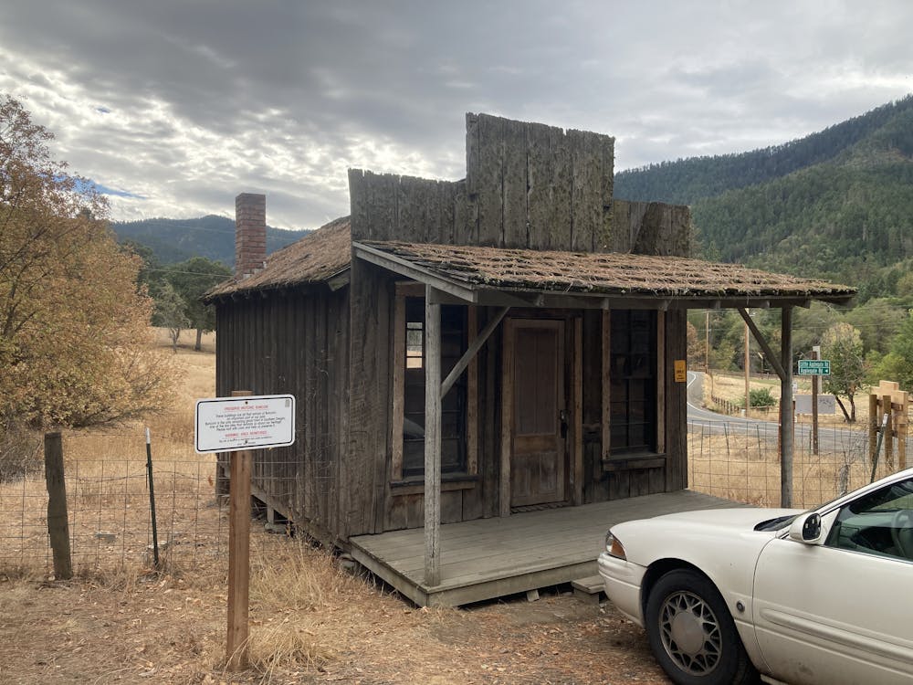 Historic buildings in the ghost town of Buncom