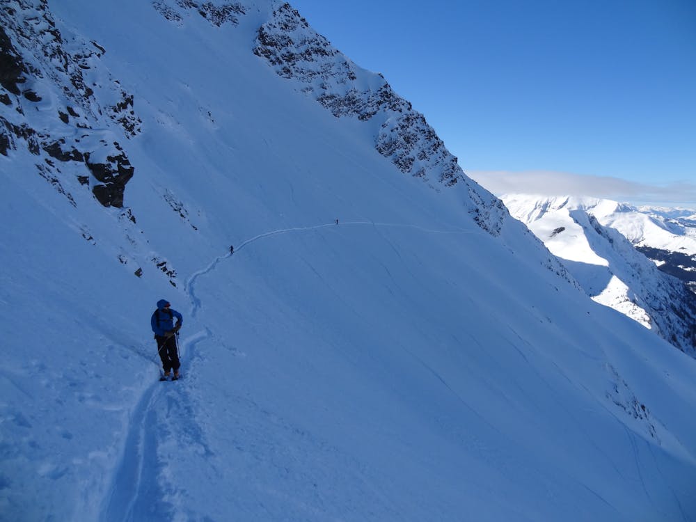 The big traverse above Mont Lachat.