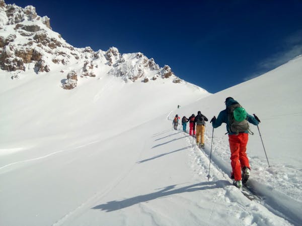 Easy Ski Tours Through the Epic Dolomites Mountains