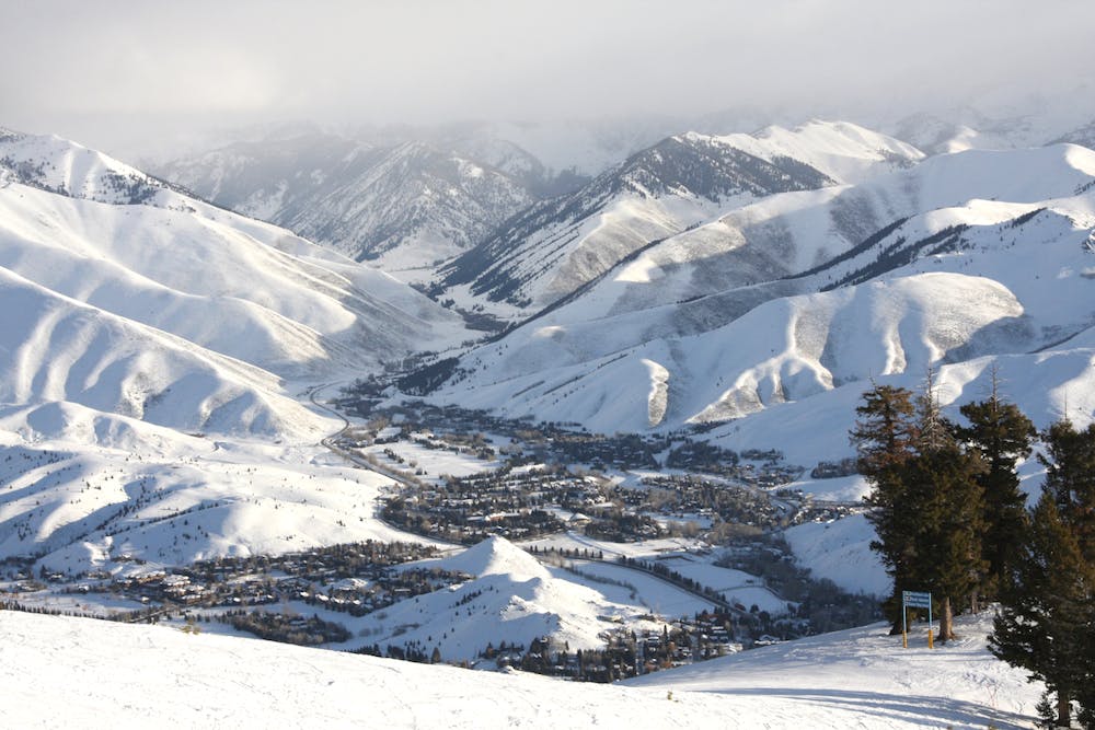 View over Sun Valley