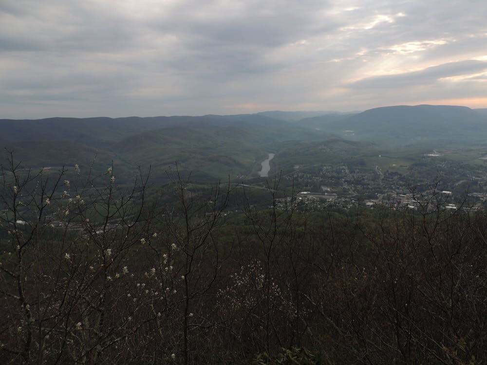 View of Pearisburg from Angel's Rest