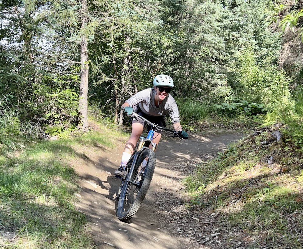 Jeff's Whoop Whoop trail. Rider: Christine Henry