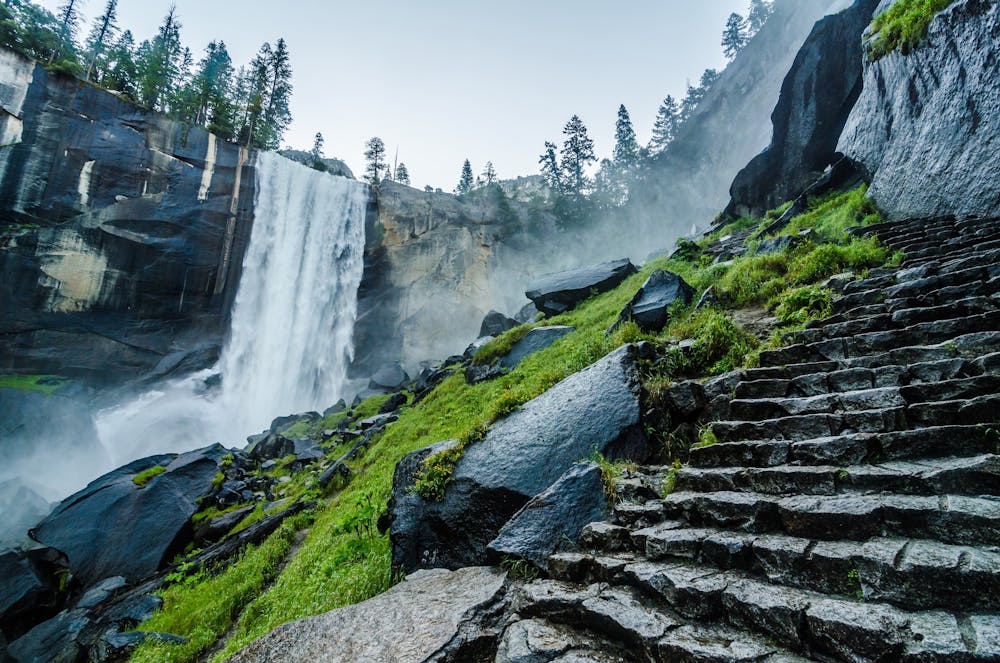 Photo from Mist Trail to Vernal and Nevada Falls