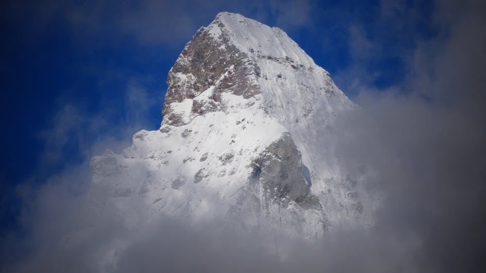 Matterhorn, showing shoulder upwards to the summit