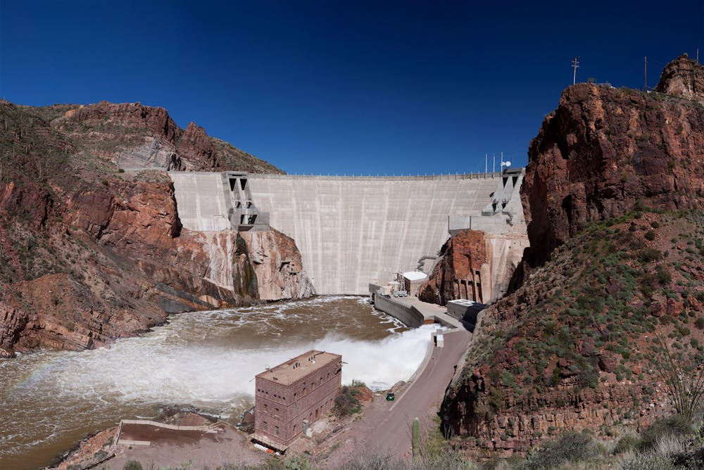Roosevelt Dam Water Release