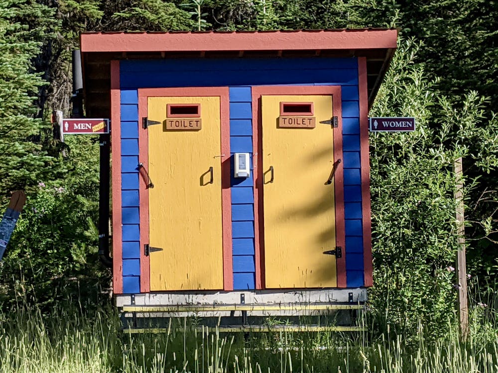 Even the toilet facilities are colourful at Silver Star!