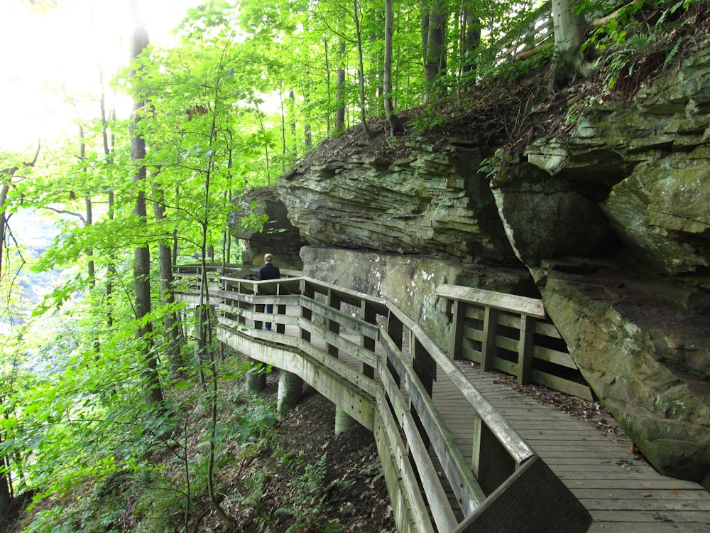 Boardwalk Trail to Brandywine Falls, Cuyahoga Valley National Park, Ohio