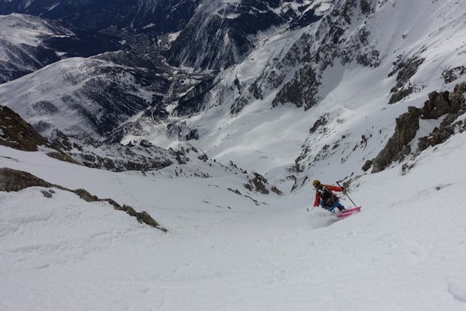 Jager Couloir, Ski Touring route in Haute-Savoie