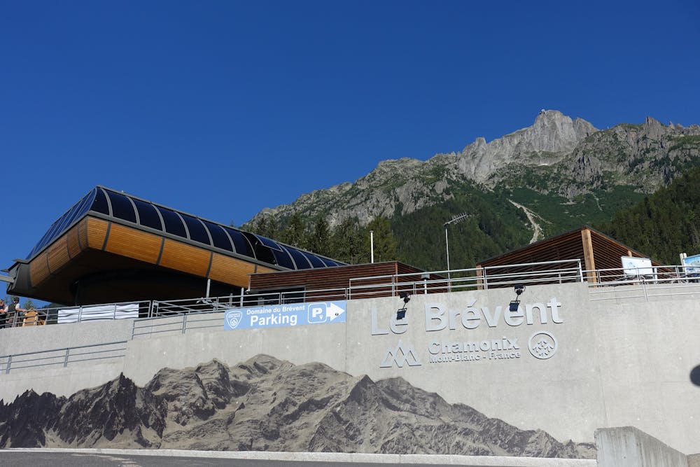 Chamonix station @ Télécabine de Planpraz @ Chamonix @ Hike to Le Brévent, Lac du Brévent & Aiguillette des Houches