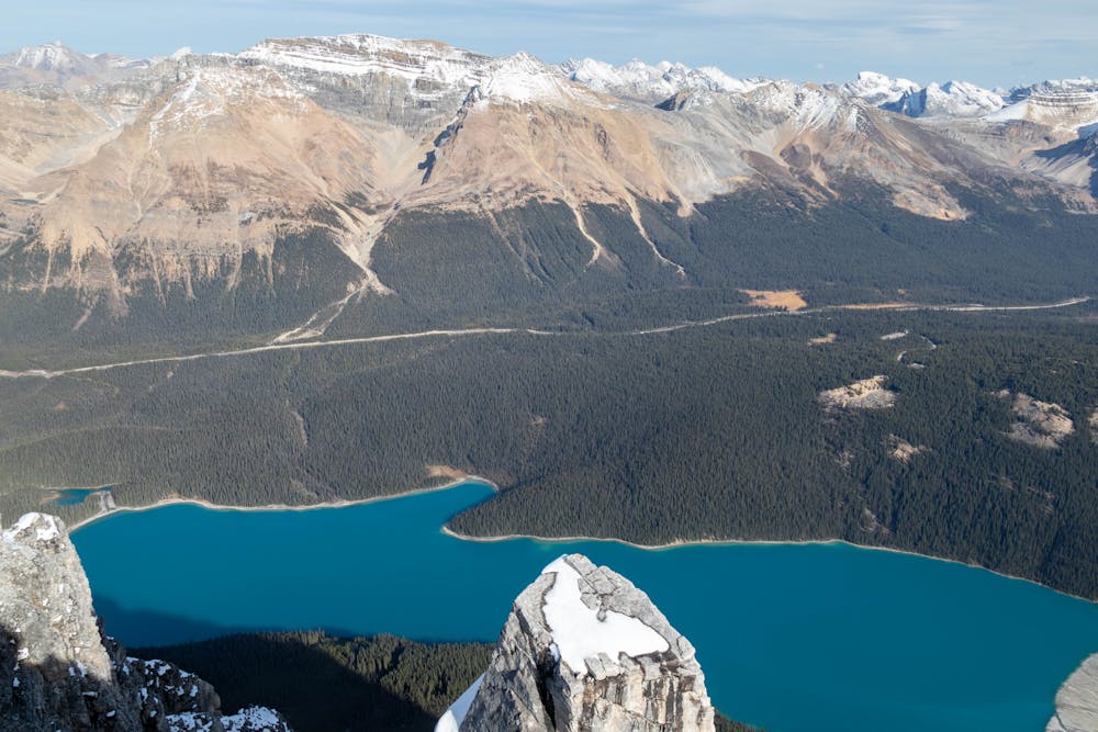 Peyto Lake from the Summit