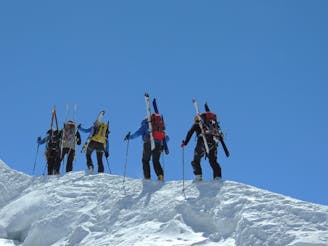 Day 1: Dufourspitze 5 day Ski Tour