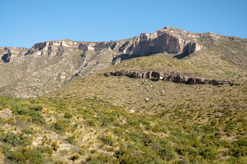 Photo from McKittrick Canyon Trail -> McKittrick Ridge Backcountry Campground