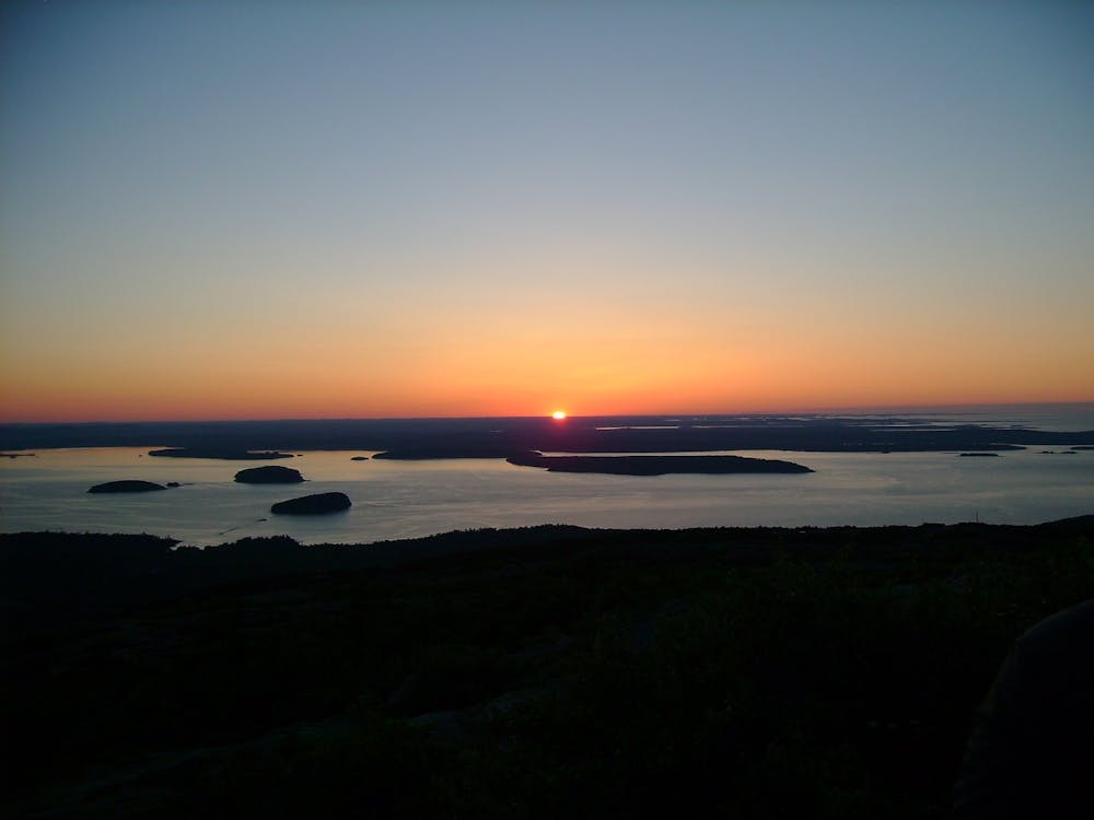 Sunrise view from Cadillac Mtn