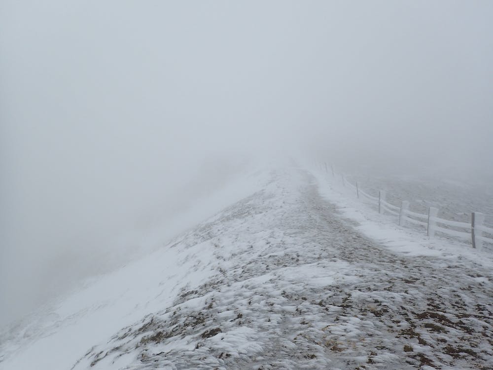 Col de la bataille (Brouillard dense)