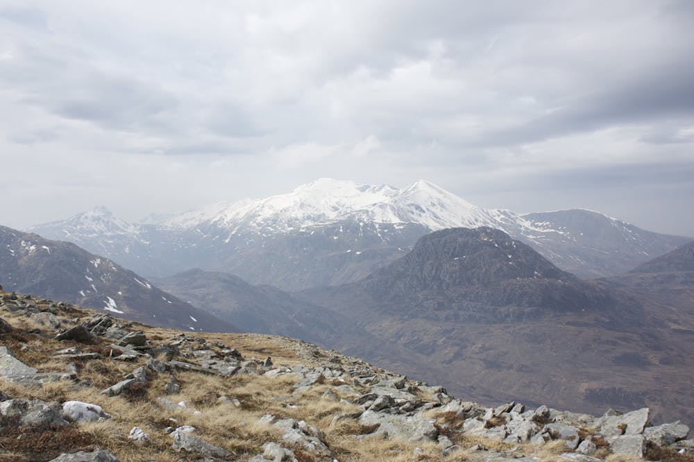 Looking over Sgurr Innse to the Grey Corries