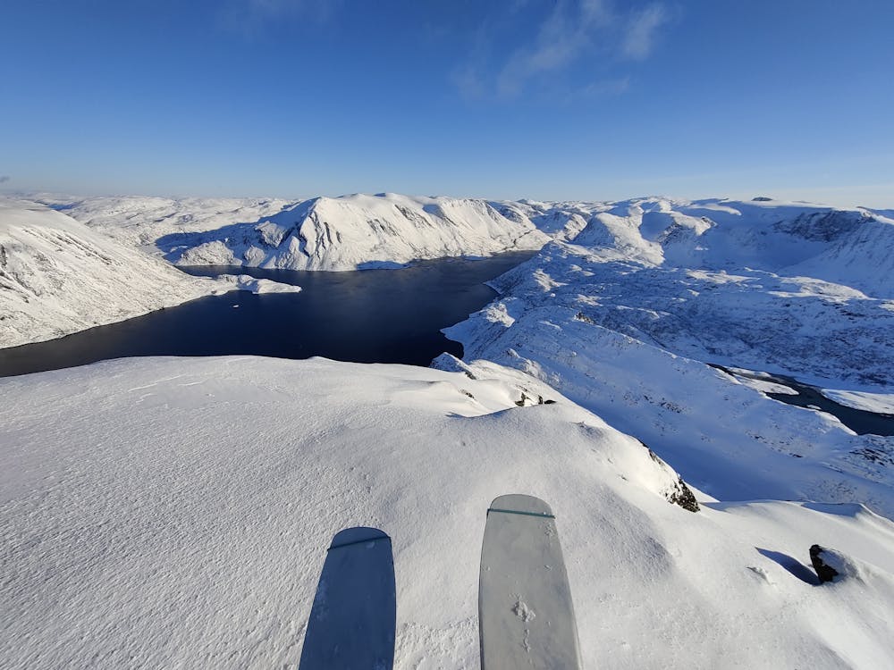 Summit view towards Jøfjorden