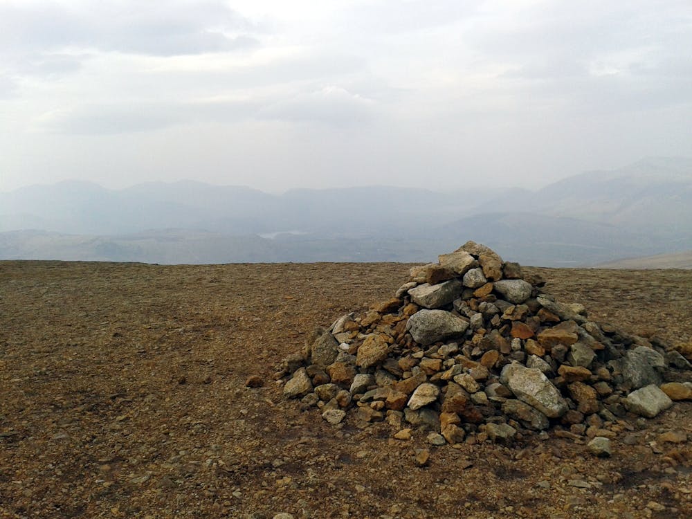 Cairn on the top of Great Dodd