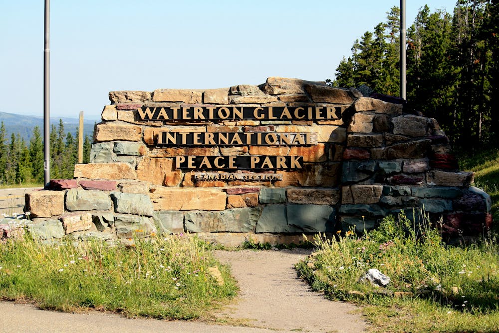 Waterton NP Sign