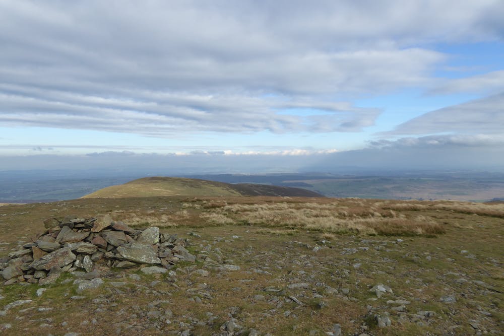 Cairn at the top of Bowscale Fell