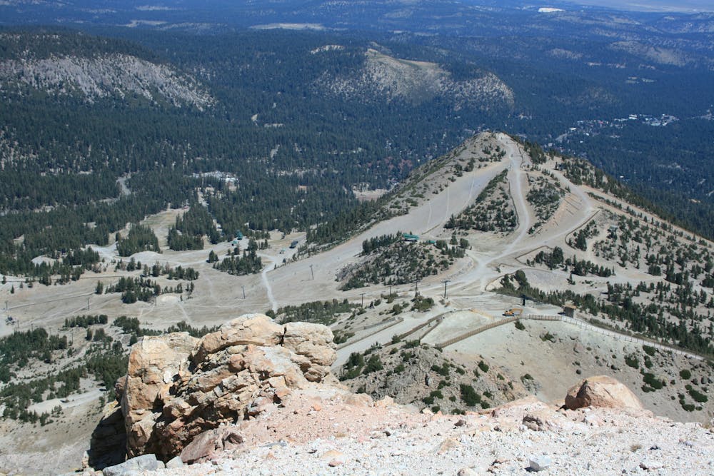 View from the Mammoth Mountain summit