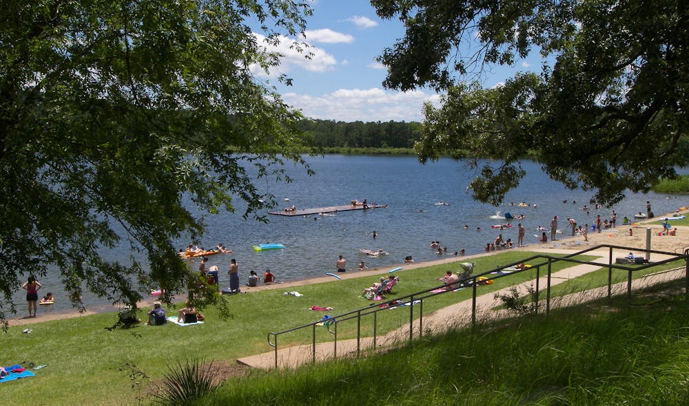 Tyler State Park Swimming Area