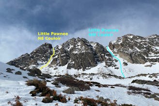 Little Pawnee North Couloir East