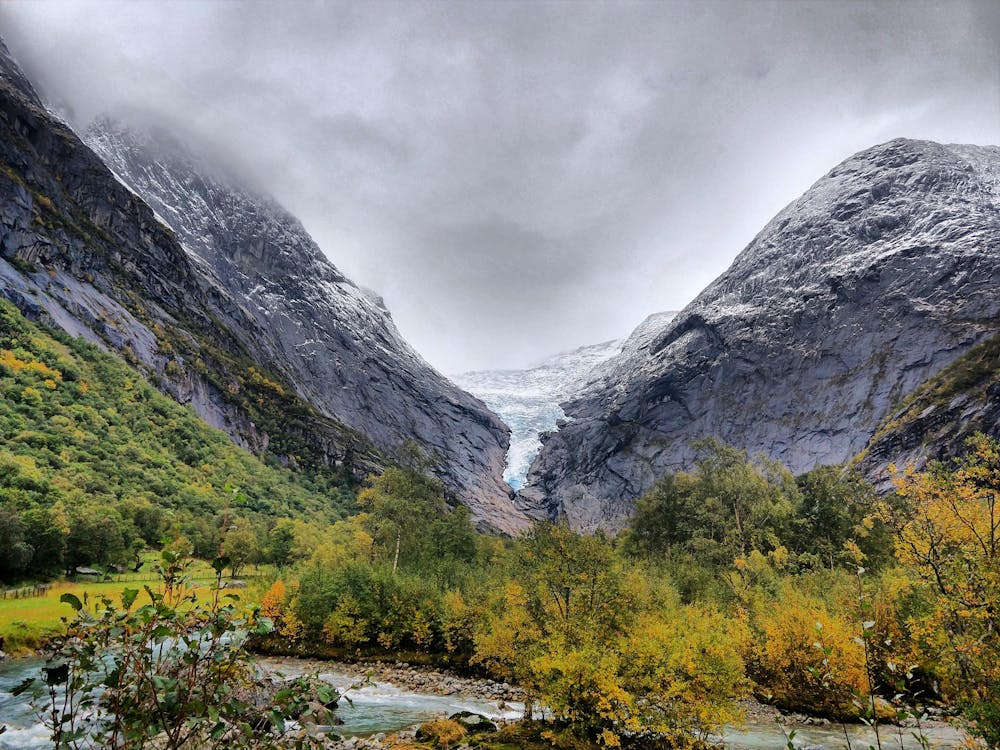 Photo from Briksdal Glacier