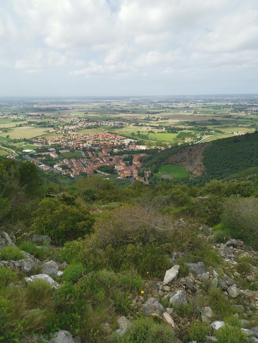 Veduta panoramica di San Giuliano Terme