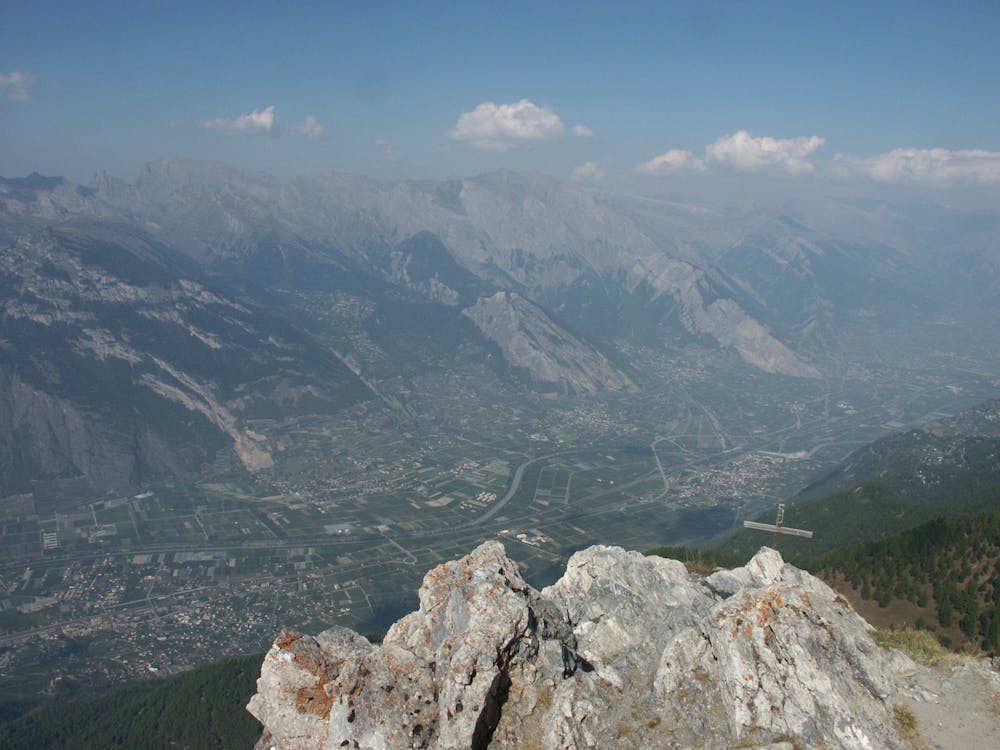 Vallée du Rhone as seen from Pierre Avoi