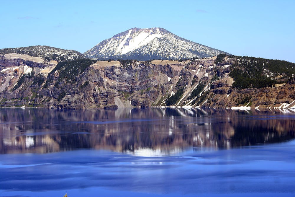 Crater Lake & Mount Scott reflections