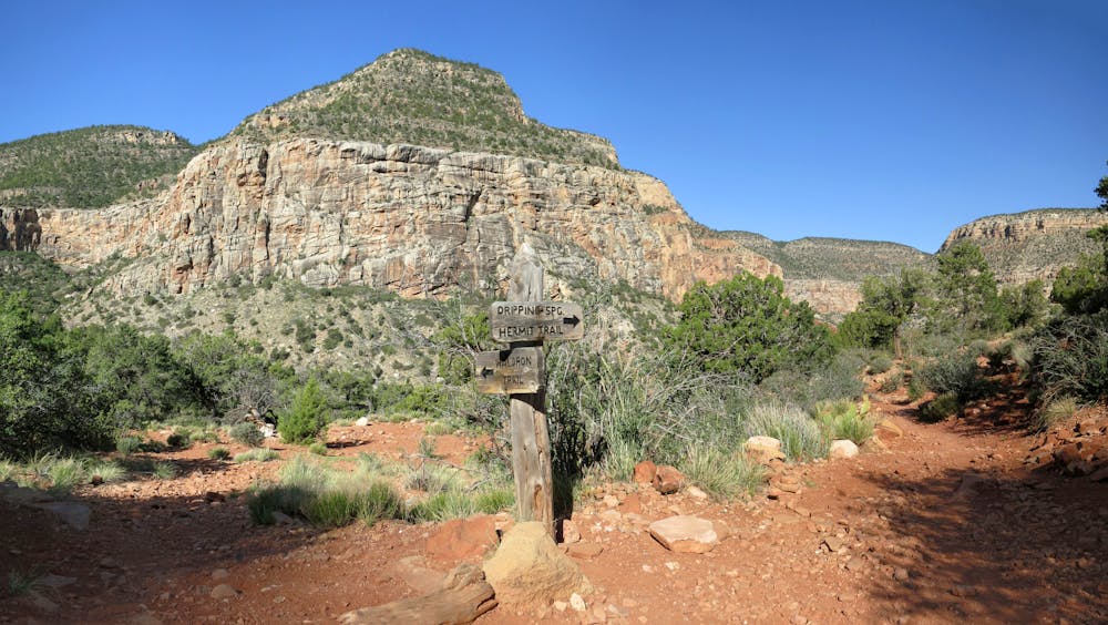 Grand Canyon National Park: Hermit Trail: Waldron Trail Junction 3781