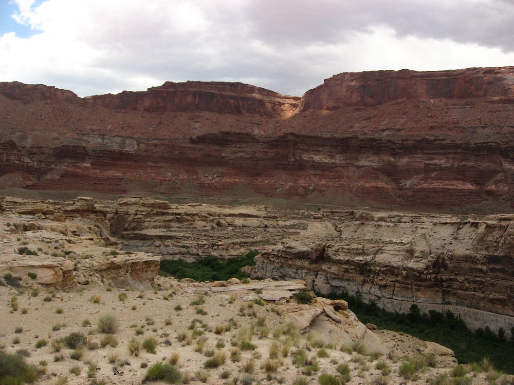 The Dirty Devil River canyon
