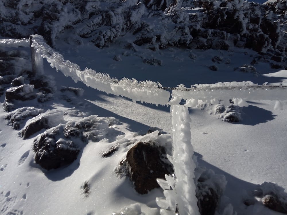 Pico del Teide, Iced trail chain