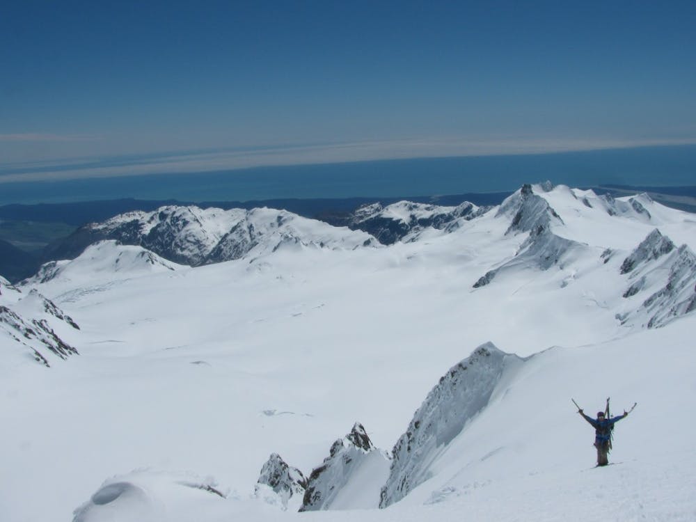Nearing the Summit of Glacier Peak