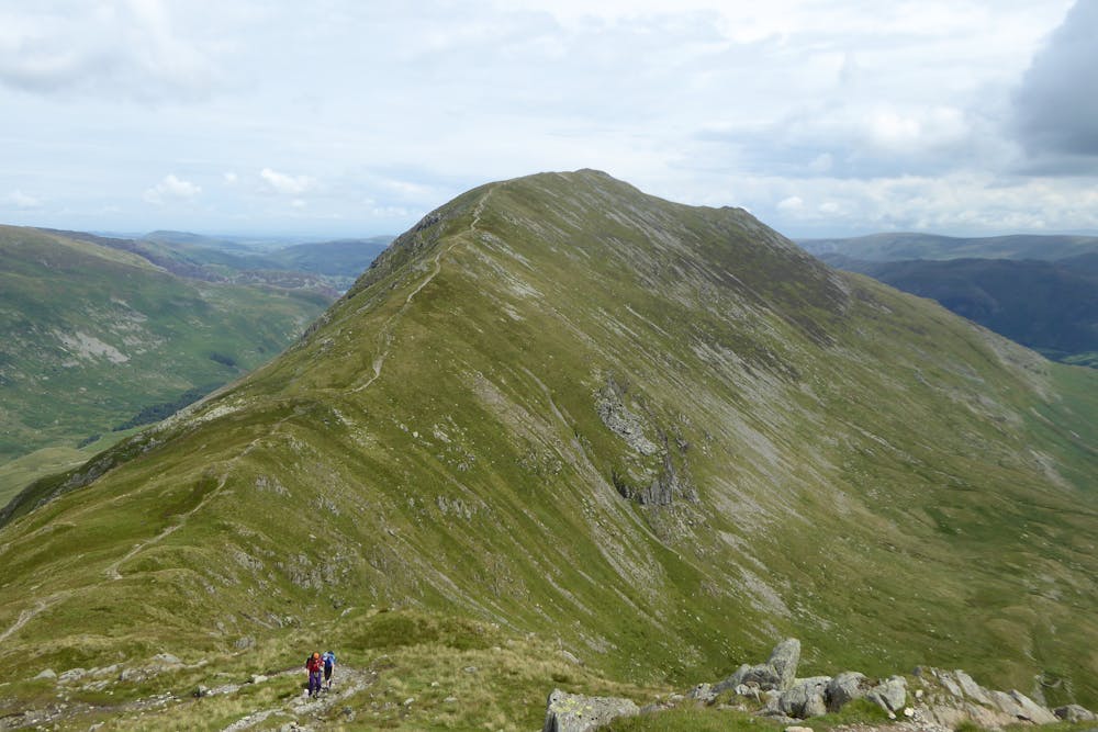 Looking back at St Sunday Crag from Cofa Pike