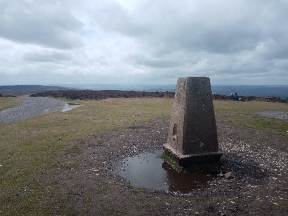 The summit of Pole Bank
