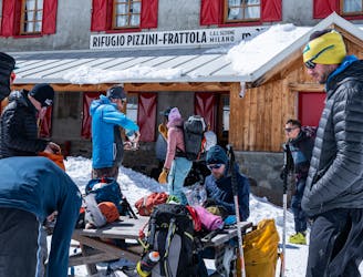 Original ski tour between Cime del Forni to Col Pale Rosse