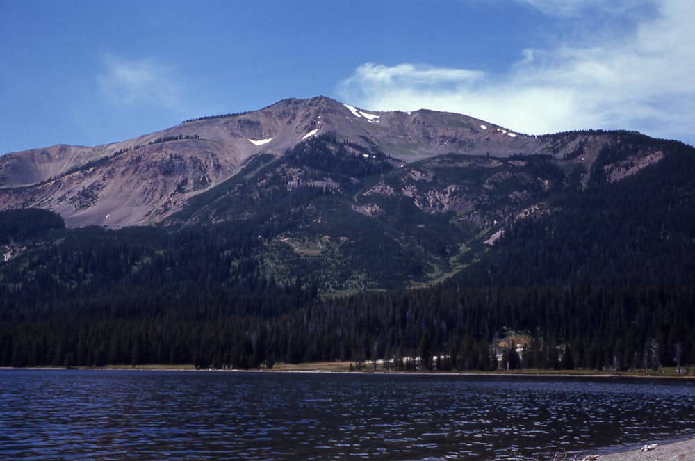 Mount Sheridan from Heart Lake