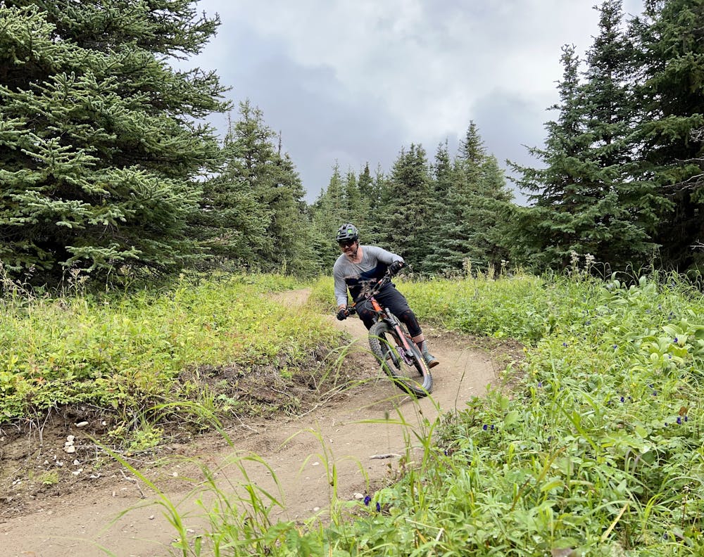 Hemlock Burn Trail. Rider: Josh