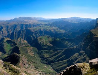 Ethiopie: Le mont Abouna Yosef dans la région de Lalibela en Ethiopie
