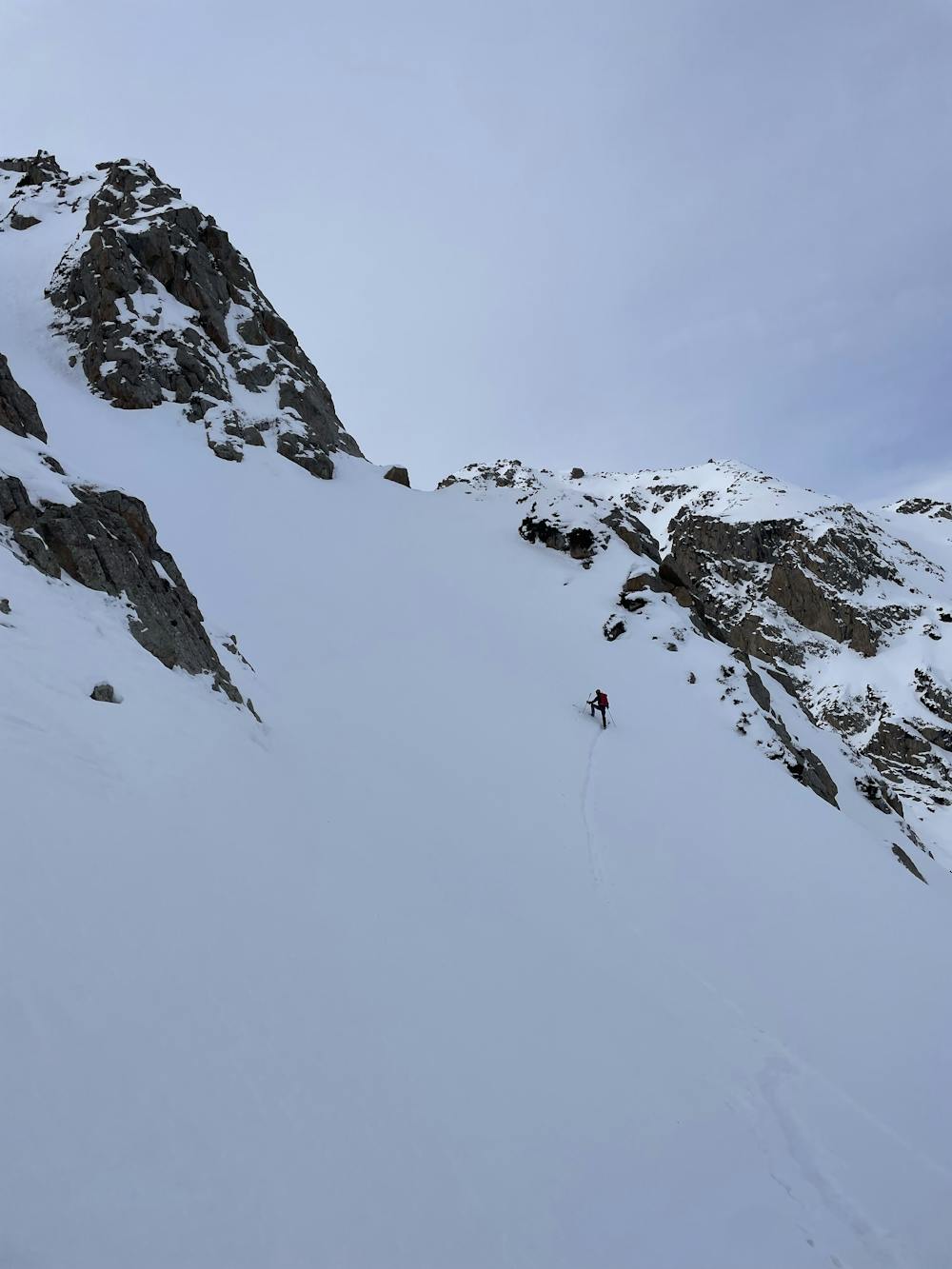 Photo from 4100m ski touring in winter near Kumtor mine