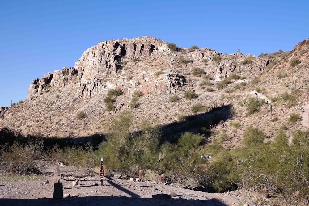 A view of the Phoenix Mountains Preserve in Phoenix, Arizona