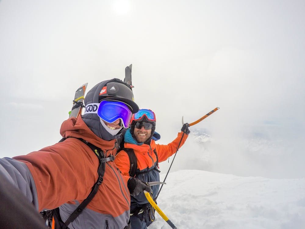 Photo from Aoraki / Mt Cook East Face and down the Boys Glacier
