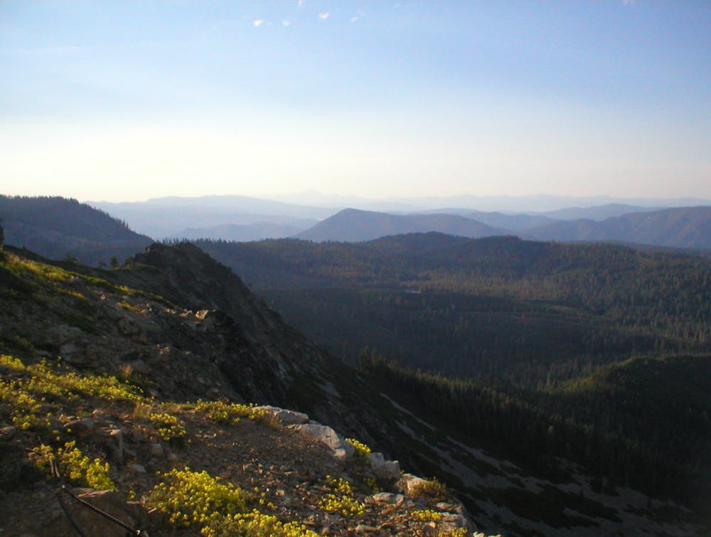 View from a ridge near Bucks Lake