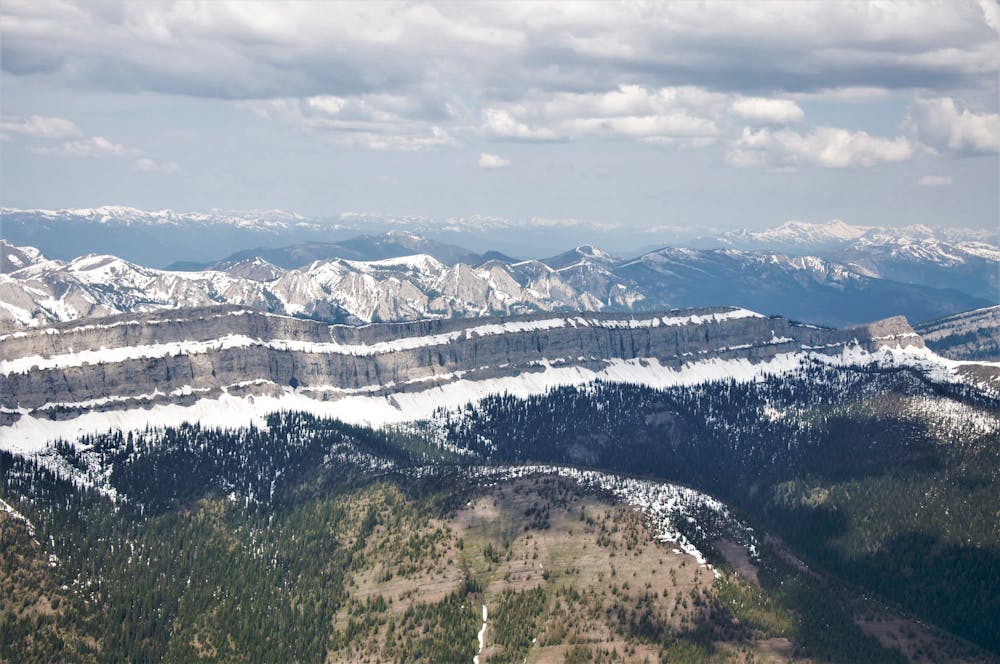Bob Marshall Wilderness, Chinese Wall from East